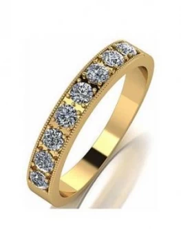 Image of Moissanite 18Ct Gold 0.5Ct Total Eternity Ring