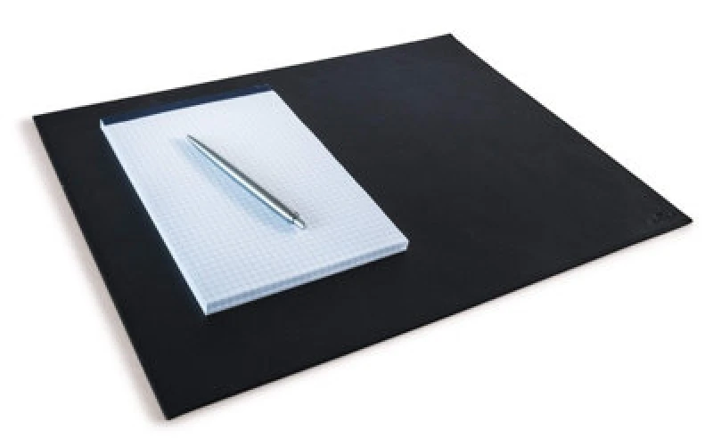 Image of Durable Genuine Leather Non-Slip Desk Mat PC Keyboard Pad - 42x30cm - DRBE730401