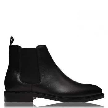 Reiss Tenor Leather Chelsea Boots - Black