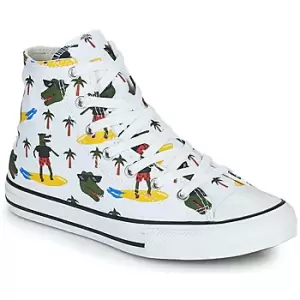 image of Converse CHUCK TAYLOR ALL STAR CROCO SURF HI boys's Childrens Shoes (High-top Trainers) in White,5,10 kid,11.5 kid,12 kid,2.5