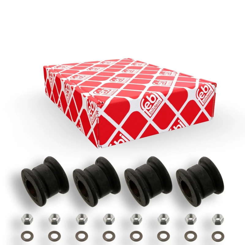 Image of FEBI BILSTEIN 17101 Repair Kit, stabilizer suspension Front Axle Right Rubber with fabric lining Repair Kit,stabilizer suspension (1097)