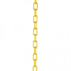 image of Slingsby Plastic Chain 10mm Short Link 25 Metre Yellow 328275