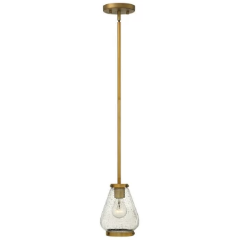Image of Elstead - Hinkley Finley Mini Dome Pendant Light 1x E27 Brushed Bronze