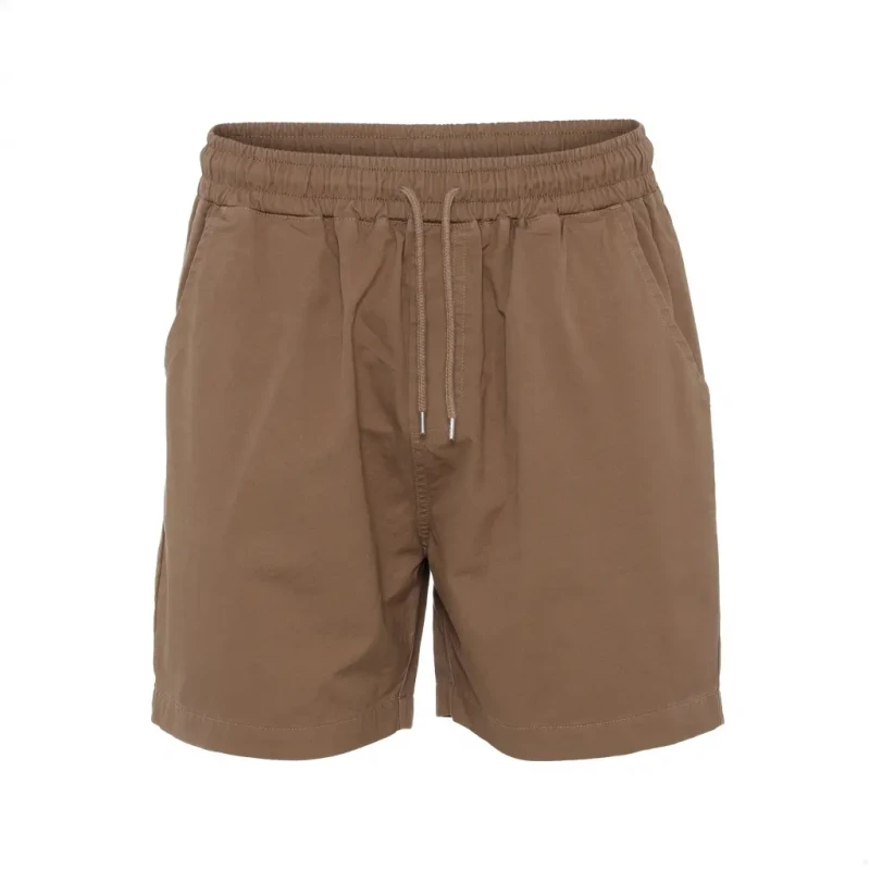 Image of Colorful Standard Twill shorts Colorful Standard Organic sahara camel Marron Unisex M