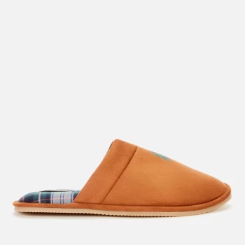 Image of Polo Ralph Lauren Mens Klarence Suede Mule Slippers - Snuff - UK 8