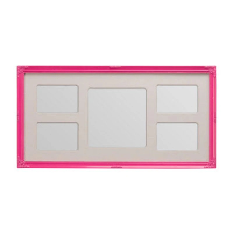 Image of Premier Housewares 5 Photo Multi Photo Frame Pink