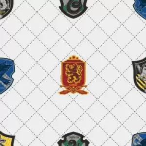 Image of Harry Potter House Pride Graham & Brown Wallpaper (One Size) (White) - White