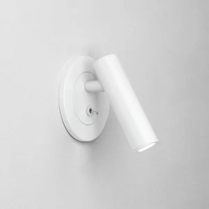 Image of LED 1 Light Indoor Recessed Wall Light Matt White
