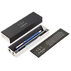 Image of Parker Fountain Pen Vector Core Standard Blue Barrel Medium Blue
