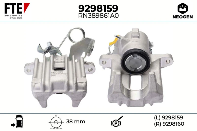 Image of Brake caliper FTE 9298159
