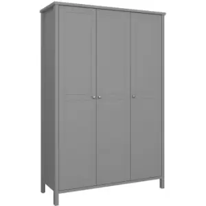 Image of Tromso 3 Door Robe Grey - Grey