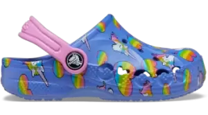 Crocs Toddler Baya Graphic Clogs Kids Lapis/Multi C6