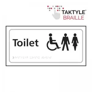 Image of Toilet Disabled Gents Ladies&rsquo; Sign; Self Adhesive