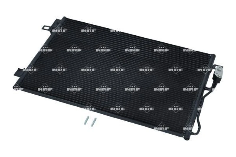 Image of NRF 350098 Condenser EASY FIT with bolts/screws, with nitrogen filling Aluminium Condenser,air conditioning (448)