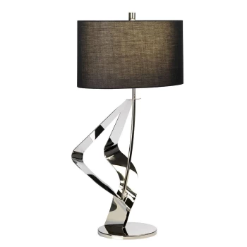 Image of Ribbon 1 Light Table Lamp - Polished Nickel Finish, E27