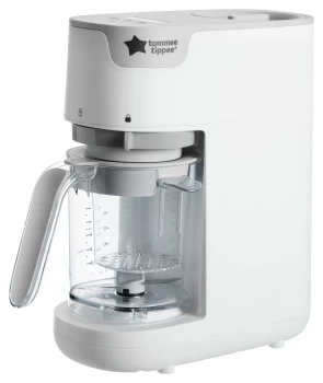 image of Tommee Tippee 42322510 Quick Cook Baby Food Steamer Blender