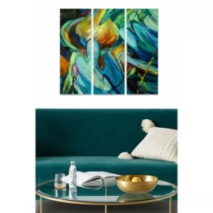 Image of MDF119511946 Multicolor Decorative MDF Painting (3 Pieces)