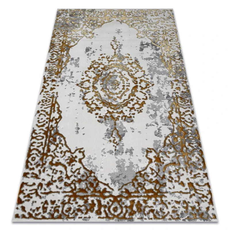 Image of RugsX Allure Rug in Gold Size: 80cm x 150cm Gold Unisex 80cm x 150 cm