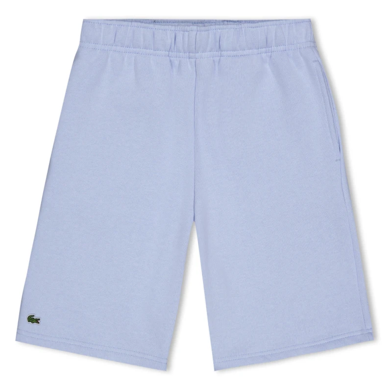 Image of Lacoste Lacoste Basic Fleece Shorts Juniors - Blue 5 - 6 Years Male
