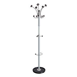Image of Original Revolving Coat Stand Revolving Head 8 Pegs 5 Hooks Chrome