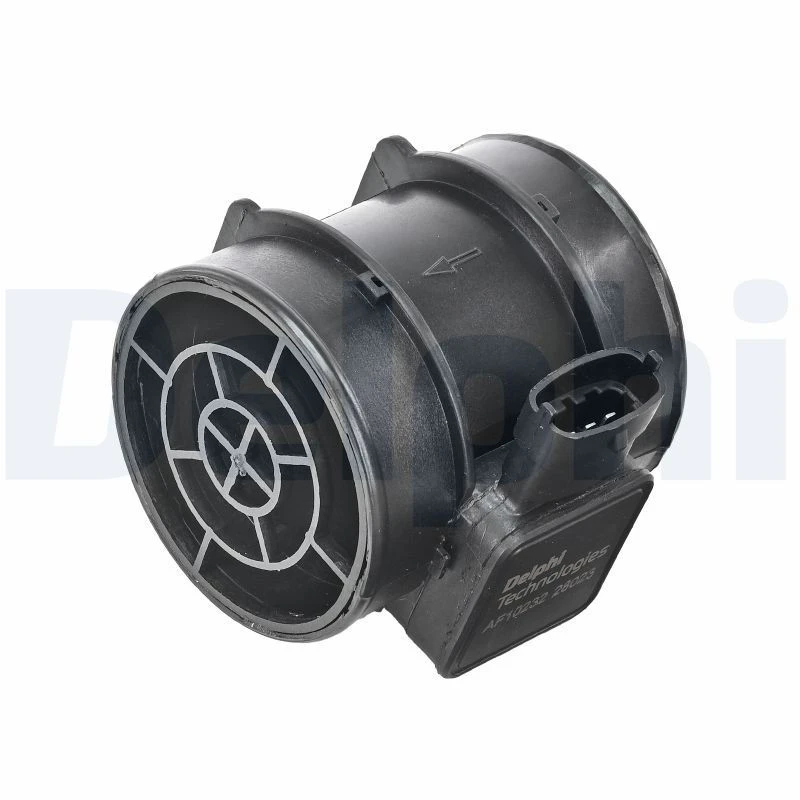 Image of DELPHI AF10232-12B1 Mass air flow sensor with housing Air Mass Sensor (3926)