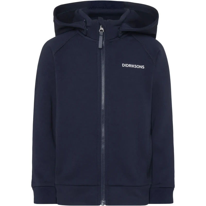 Image of Baby full zip hoodie Didriksons Siljan Bleu Unisex 12 mois