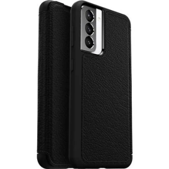 image of Otterbox Strada Folio Series for Galaxy S21 5G, Black - No retail packaging