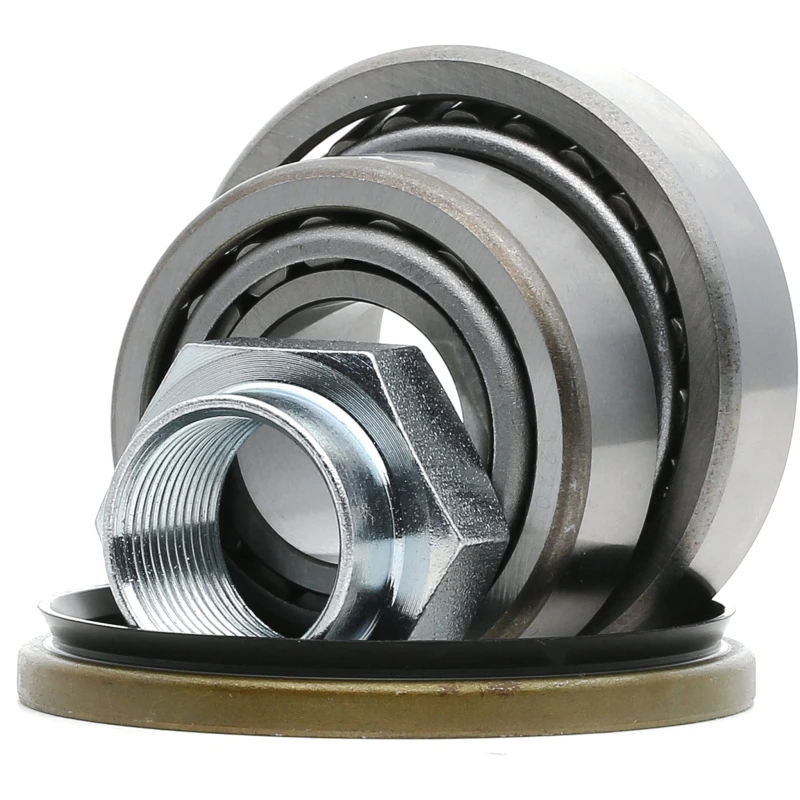 Image of STARK SKWB-0180805 Wheel bearing kit Rear Axle both sides, with crown nut Wheel Bearing Kit (654)