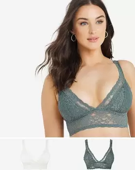 image of Dorina Curves Lana 2Pack Bralette