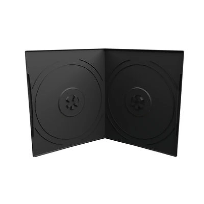 Image of MediaRange DVD Case for 2 discs. 7mm. pocket-sized. black