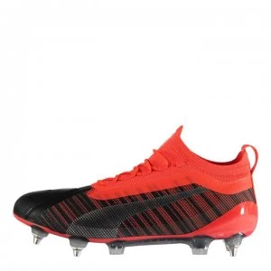 image of Puma One 5.1 SG Football Boots - Black/NrgyRed