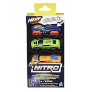 image of Nerf Nitro 3 Cars - Pack 1