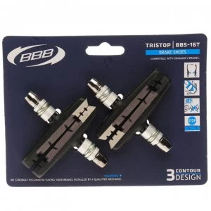 image of BBB TriStop Brake Pads - Blk/Gry/Wht