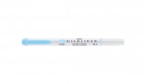 Image of Zebra Mildliner Double Ended Highlighter Blue PK10