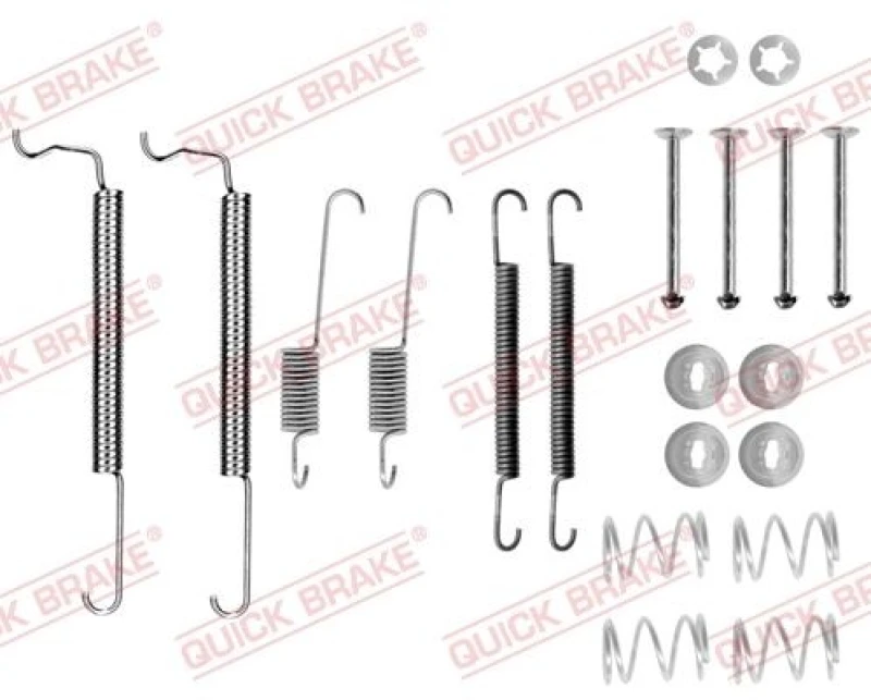 Image of QUICK BRAKE Brake shoe fitting kit QUICK BRAKE 105-0629