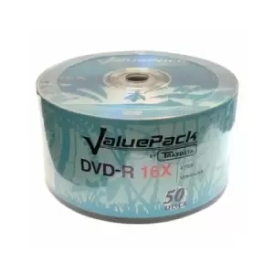 Image of Ritek Traxdata DVD-R 16X 600PK (12 x 50) Boxed Logo