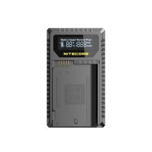 Image of Nitecore UNK2 Dual Slot USB Charger (For Nikon EN-EL15)