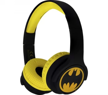 image of OTL DC0671 Batman Bluetooth Wireless Kids Headphones