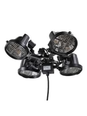Image of Zinc Radiant Ruby 4 x 450W Parasol Heater