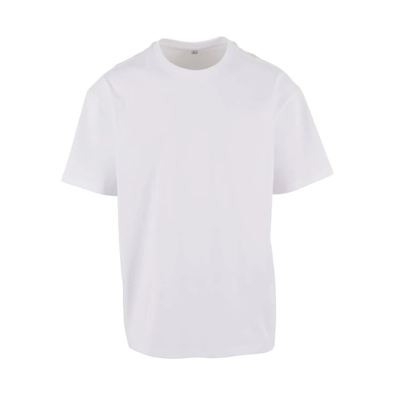 Image of Build Your Brand Mens Cotton Loose T-Shirt in White Size: Small White Male S