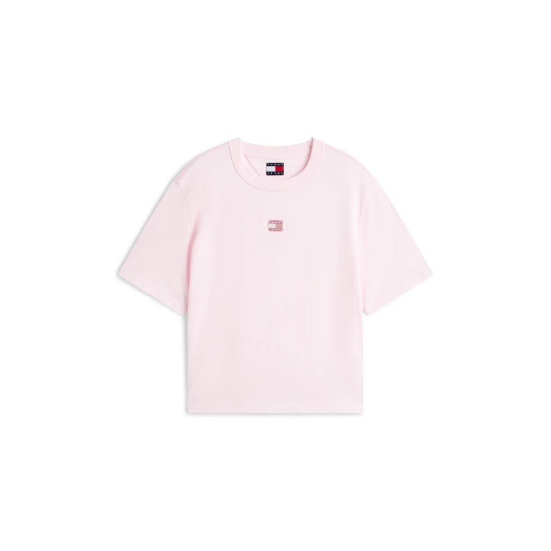Image of Tommy Jeans Logo T-Shirt Light Pink female 12 (M)