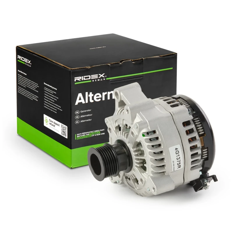 Image of RIDEX REMAN 4G1375R Generator Alternator Charging Current: 180A, Voltage: 12V Alternator (4)