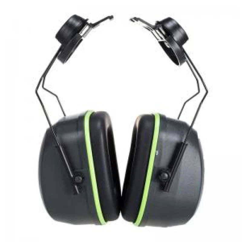 Image of Portwest Premium Clip On Ear Defenders for Safety Helmets PS45GRR Colour: Grey