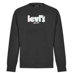 Levis Relax Crew Post - Black