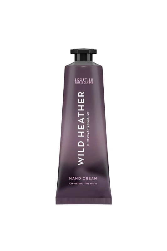 Image of Scottish Fine Soaps Scottish Fine Soaps Wild Heather Hand Cream 30ml in White White 30ml Unisex 5016365101011