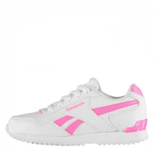 Reebok Glide Rip Clip Junior Girls Trainers - White/Pink