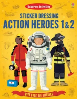 Image of Sticker Dressing Action Heroes 1 and 2 by Megan Cullis Paperback