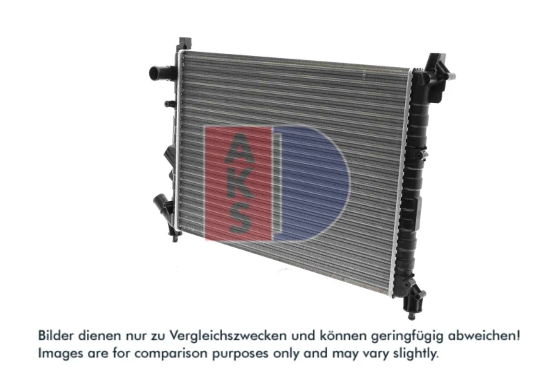 Image of AKS DASIS 180810N Engine radiator Aluminium, Mechanically jointed cooling fins Radiator,engine cooling (470)