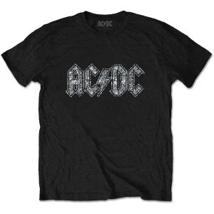 Image of AC/DC - Logo Mens Large T-Shirt - Black