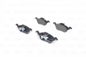 Image of Bosch 0986494284 Brake Pad Set Disc Brake Front Axle